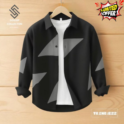 Men's Premium Full Sleeve Black Shirt