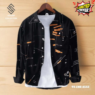 Men's Premium Full Sleeve Black Shirt