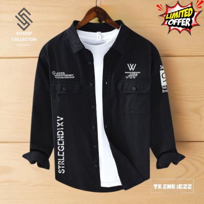 Men's Premium Full Sleeve Black Shirt